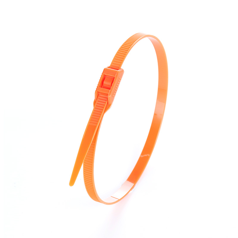 Стяжка кабельна з низьким профілем замку 8x400 помаранчевий (100шт) APRO - Зображення 5