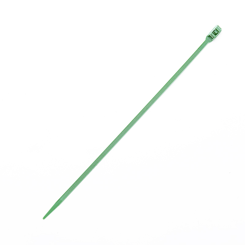Стяжка кабельна з низьким профілем замку 8x400 зелений (100шт) APRO - Зображення 4