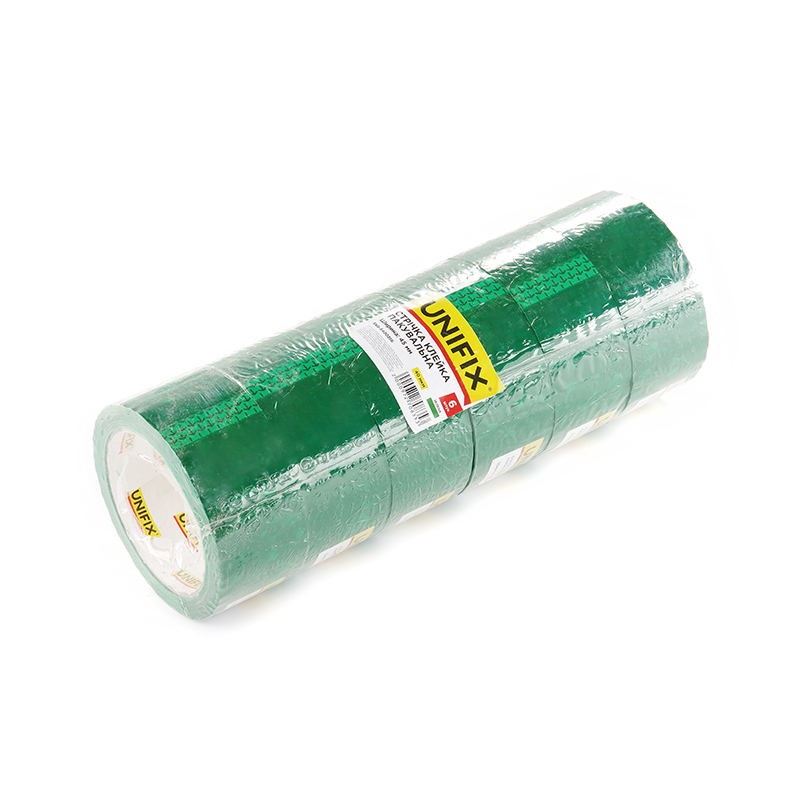Стрічка клейка пакувальна зелена 45мм*200м SKG-5400266 UNIFIX - Зображення 2