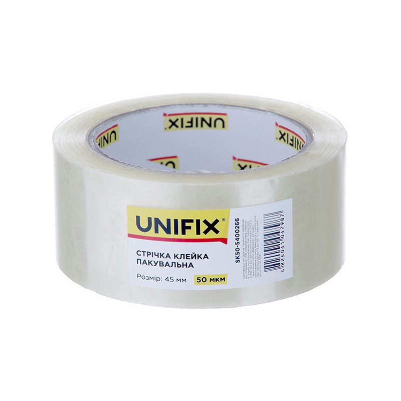 Скотч пакувальний SK50-5400266-200 200м (50мкм) UNIFIX