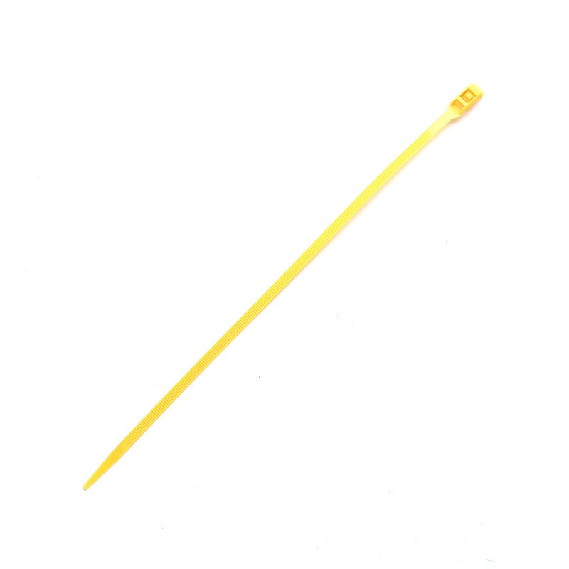 Стяжка кабельна з низьким профілем замку 8x400 жовтий (100шт) APRO - Зображення 2