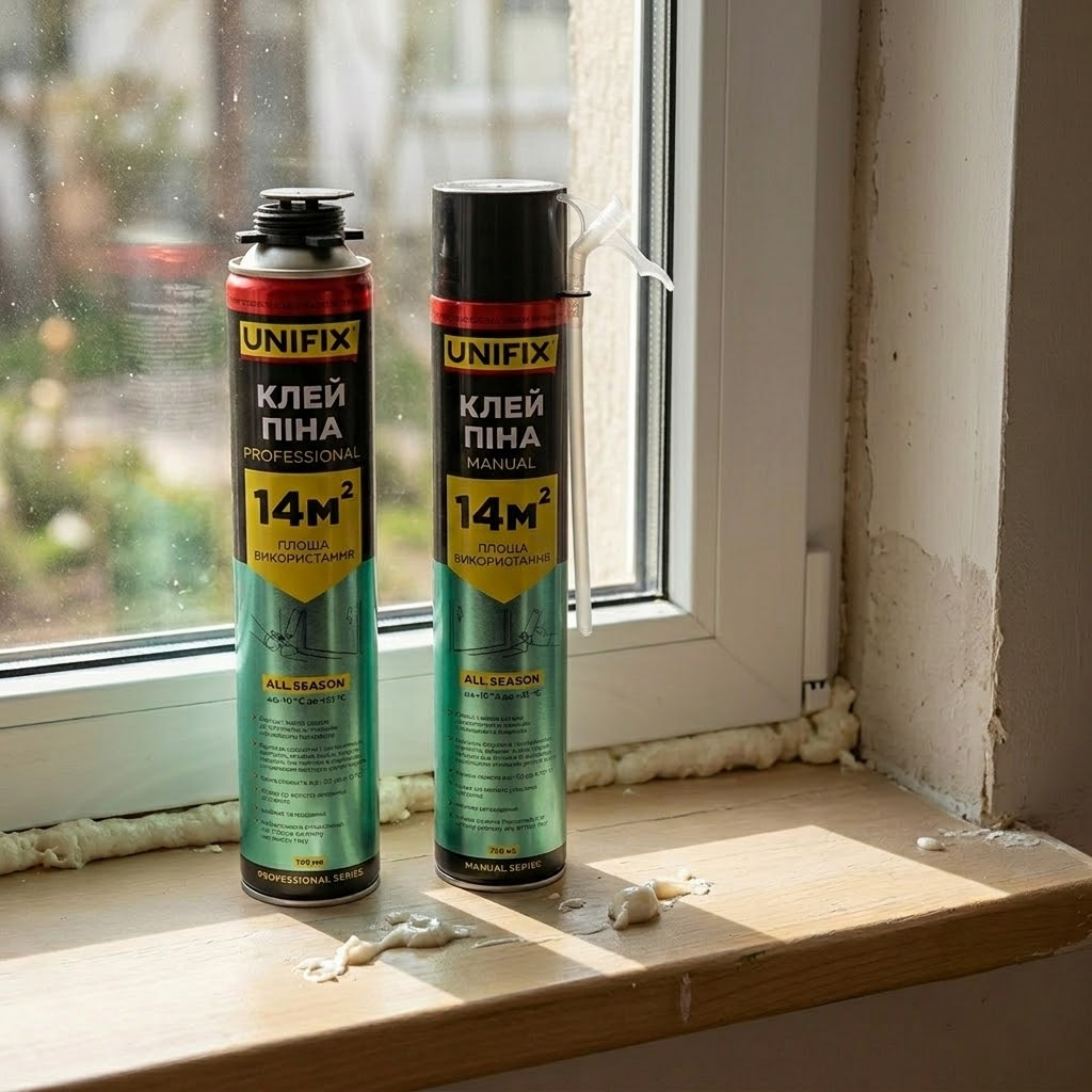 Клей-пена профессиональная Premium 14 м² UNIFIX 750 мл