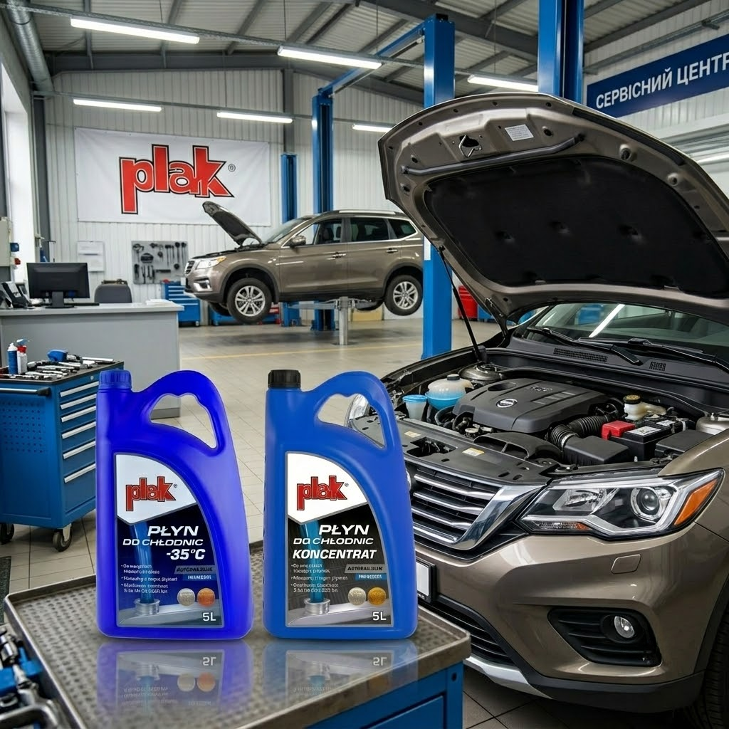 Синий концентрат антифриза PLAK AUTORAD BLU 5 л для разведения и обслуживания авто