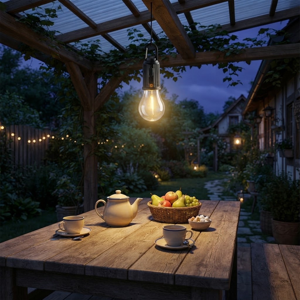 Кемпинговая лампочка СИЛА Релакс 100 Лм 50 Лм 20 Лм аккумулятор 400 мАч размер 62х62х170 мм вес 55 г