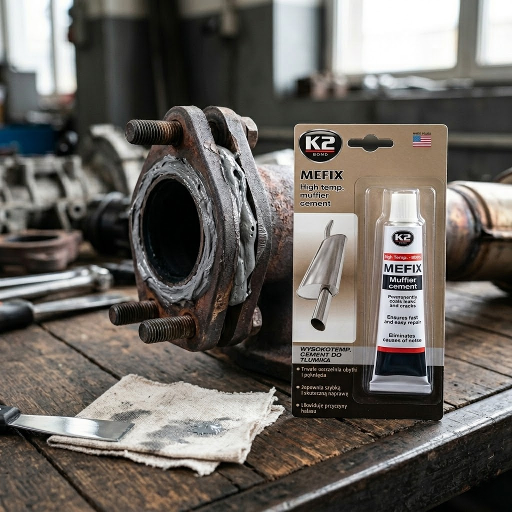 K2 Bond Mefix 140 г герметик для глушника труб і вихлопної системи автомобіля
