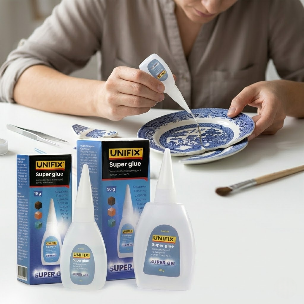 Супер клей гель 15 г UNIFIX