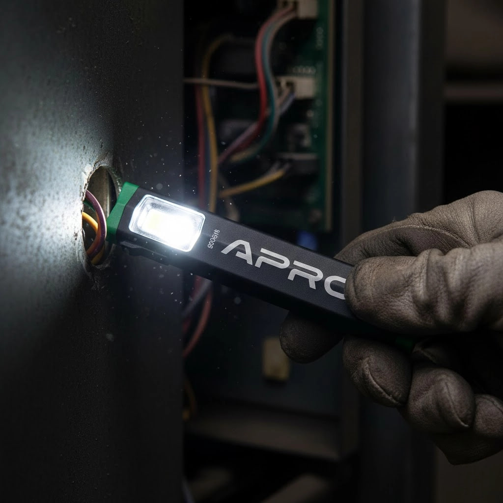 Інспекційний LED ліхтар APRO 300 Лм Li-ion 600 мАг COB LED компактний корпус