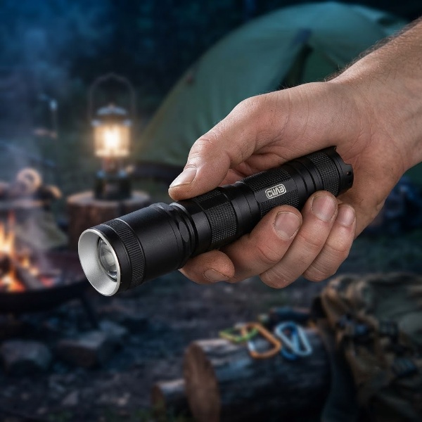 Ручний ліхтар Джоуль СИЛА 600 Лм CREE XML T6 LED акумулятор 2200 мАг дальність променя 250 м