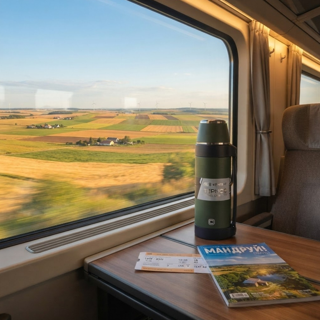 Термос Travel Gray СИЛА 1,5 л сірий з нержавіючої сталі SS 304 для гарячих напоїв у дорогу, на роботу та відпочинок