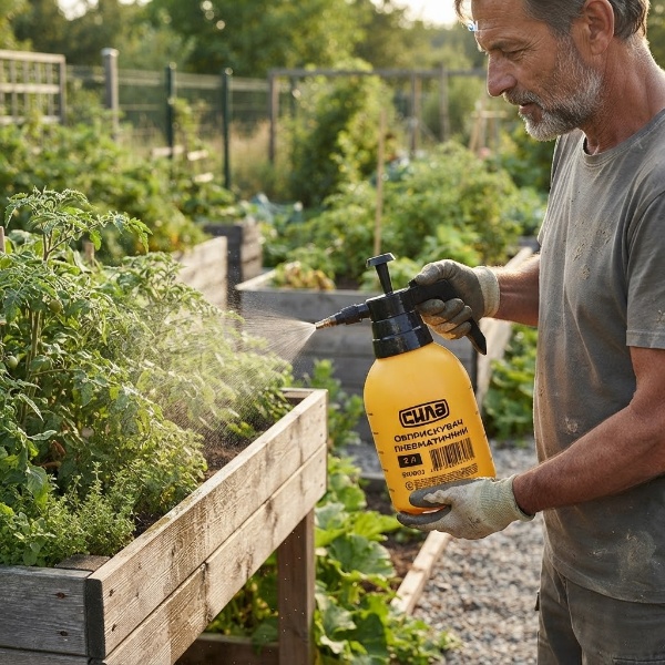 Обприскувач пневматичний СИЛА 2 л для розпилення рідини