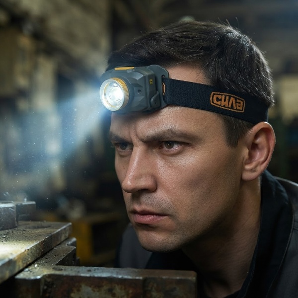 LED фонарь 450 Лм SMD 3535 режимы белый красный стробоскоп аккумулятор 2000 мАч индикатор заряда
