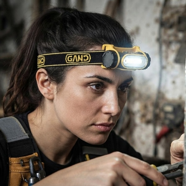 Фонарь СИЛА Вольт налобный 150 Лм COB LED аккумулятор 18650 2200 мАч IPX4 USB зарядка индикатор заряда