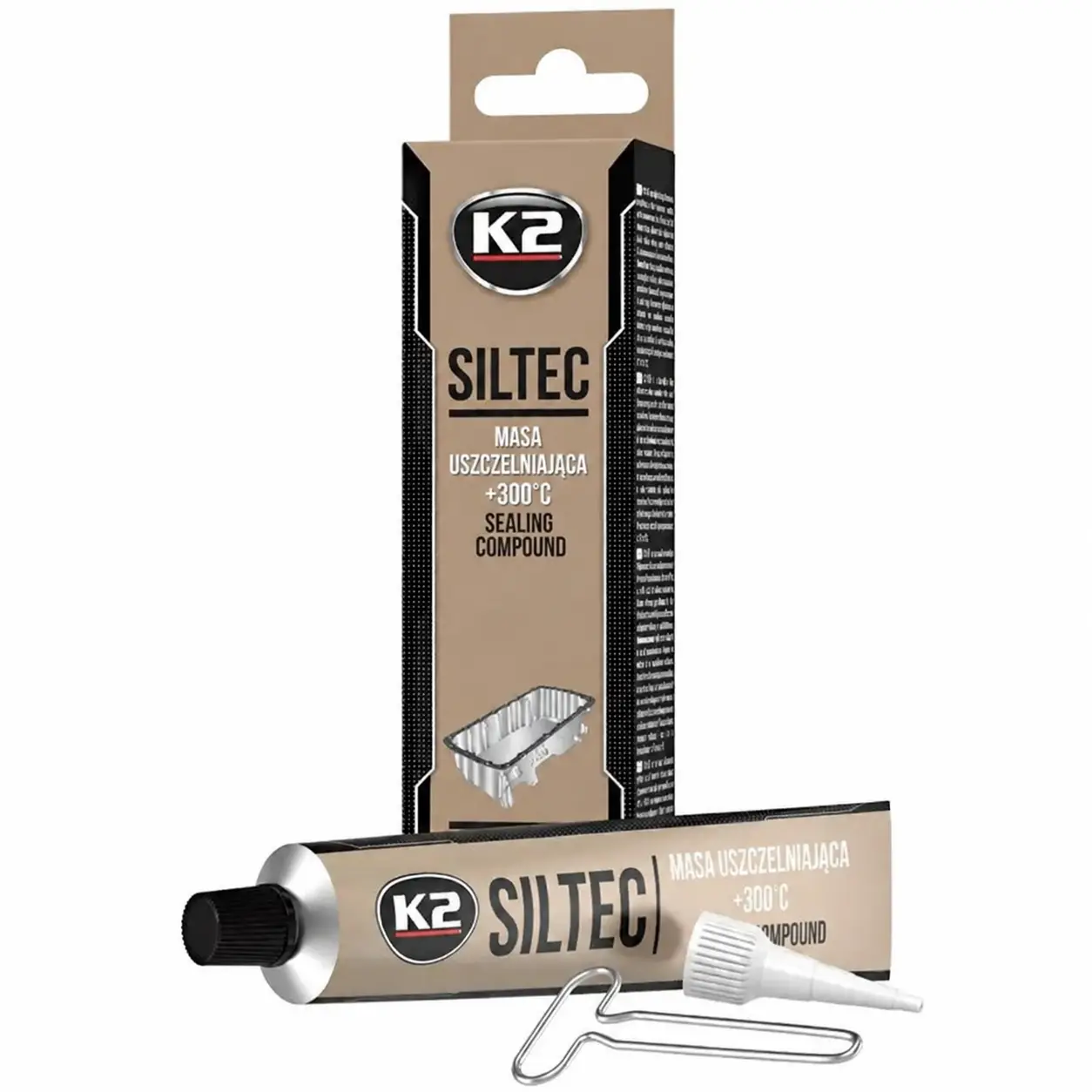 Герметик силиконовый Siltec черный 90г К2