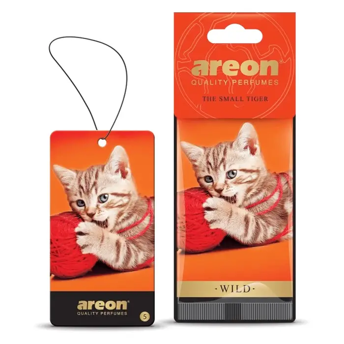 Ароматизатор Wild картонная подвеска Маленький Тигр (The Small Tiger) Areon
