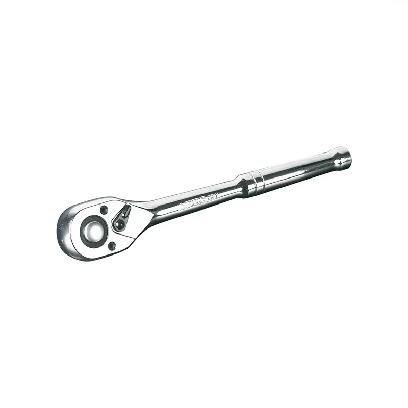 Ключ-трещотка с металлической ручкой CrV 1/2 (72T) APRO