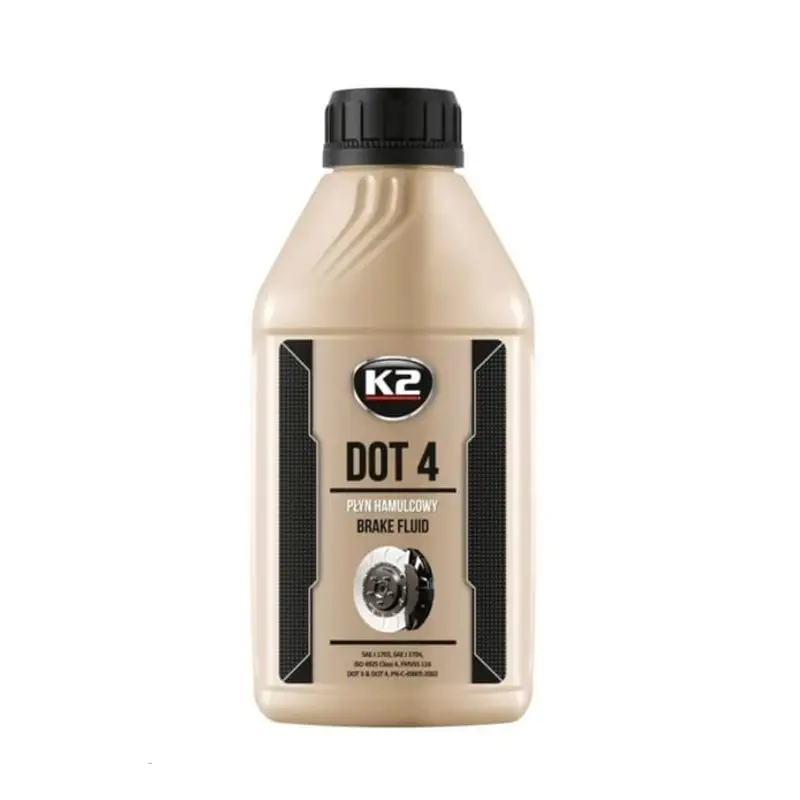 Тормозная жидкость TURBO DOT-4 Brake Fluid 500мл К2