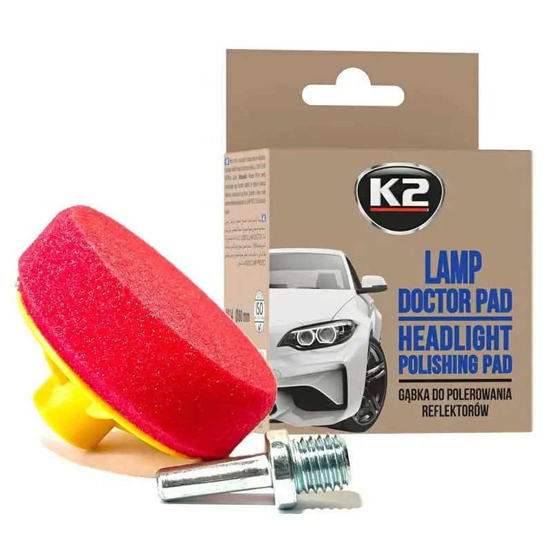 Губка для полировки фар K2 Lamp Doctor Pad 80мм