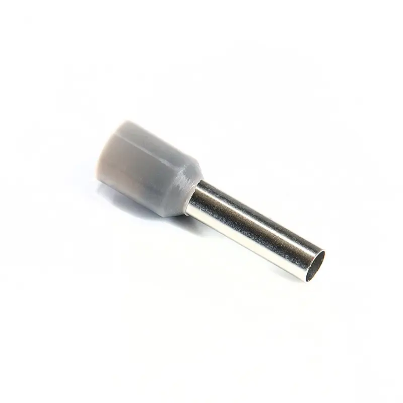 Наконечник с изолицией втулочный E 4/10 серый (пач 100шт) APRO