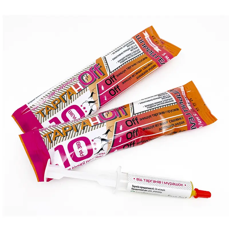 Дизинфекционный шприц-гель с инсектцидным действием ТарганOFF 5мл