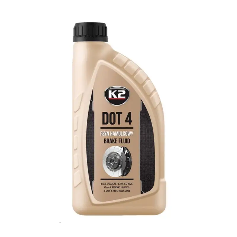 Тормозная жидкость TURBO DOT-4 Brake Fluid 1л К2