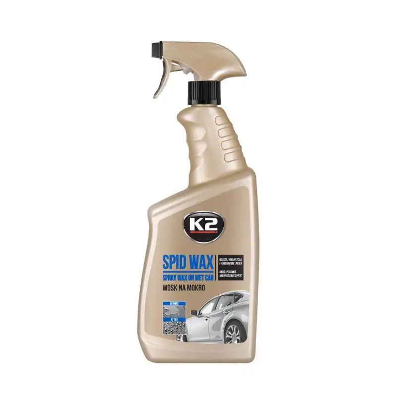 Воск для кузова на мокрый Spid Wax (бесцветный) 770мл К2