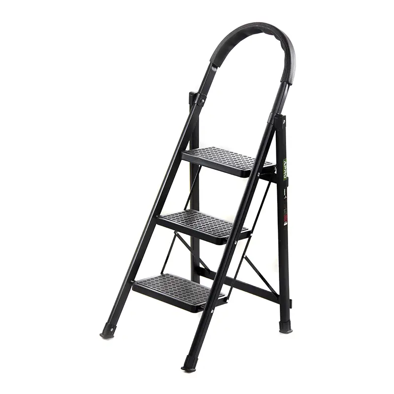 Стремянка стальная 3 ступеньки APRO
