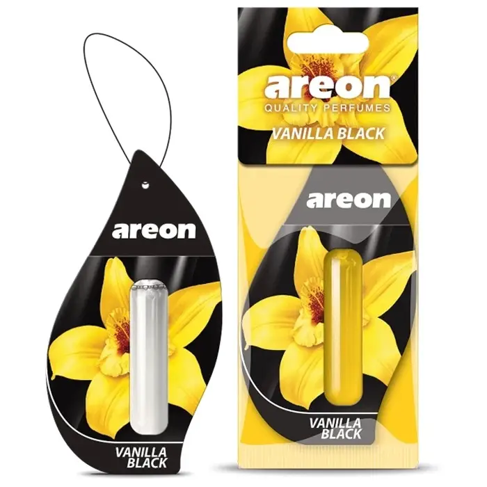 Ароматизатор Areon подвеска с жидкостью Черная Ваниль (Vanilla Black) 5мл Areon