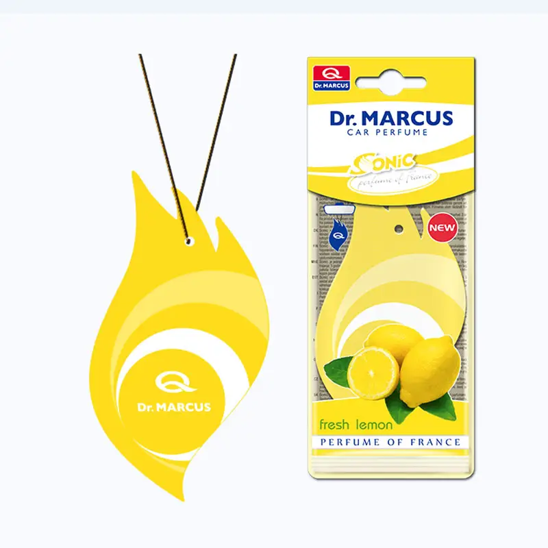 Ароматизатор SONIC лимон (Fresh Lemon) (картонная подвеска)