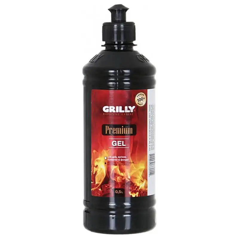 Средство для разведения огня (гель) 0,5л Grilly