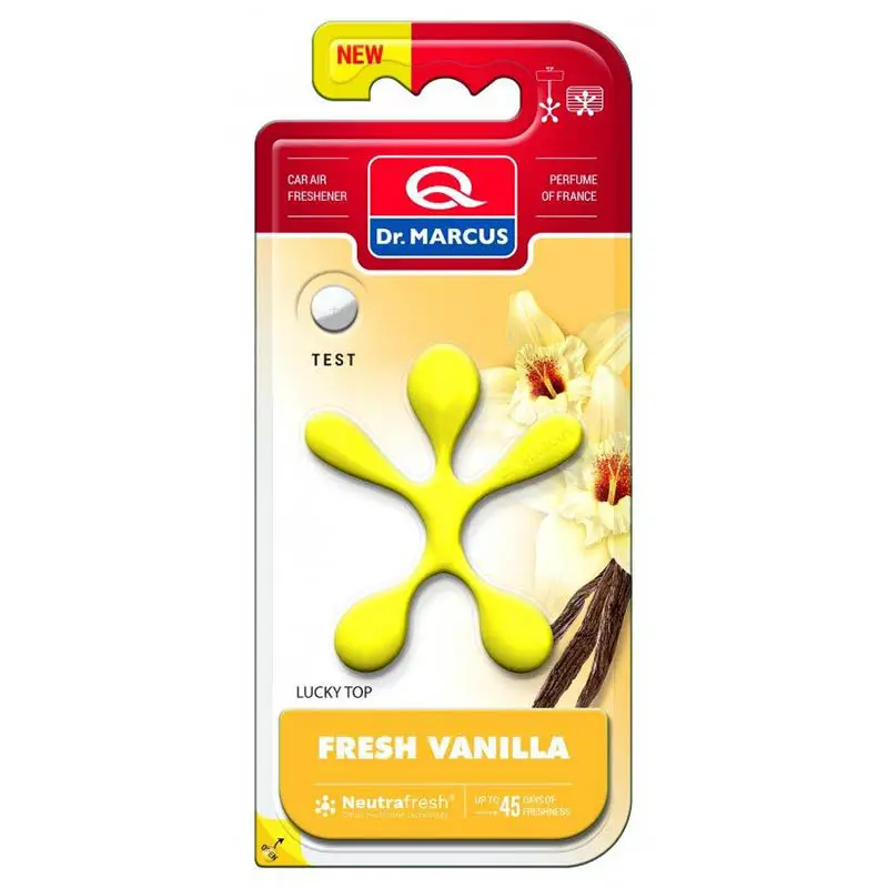 Ароматизатор LUCKY TOP свежая ваниль (Fresh Vanilla) (подвес)