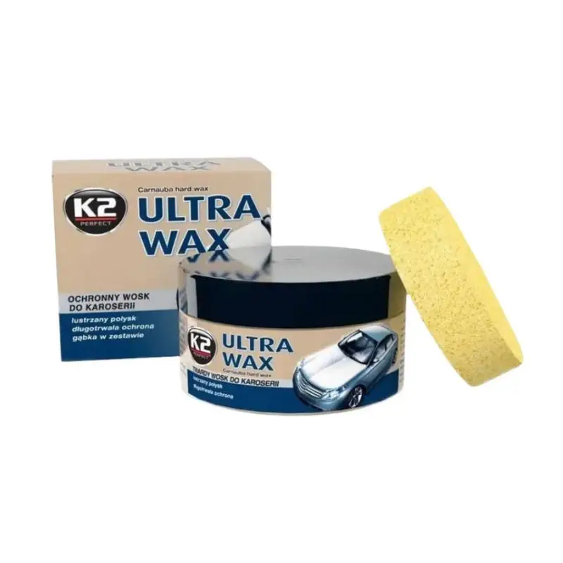 Паста восковая Carnauba Ultra Wax (губкой) 250г К2