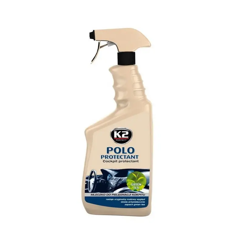 Полироль для пластика Polo Protectant зеленый чай прозрачный триггер 750мл К2