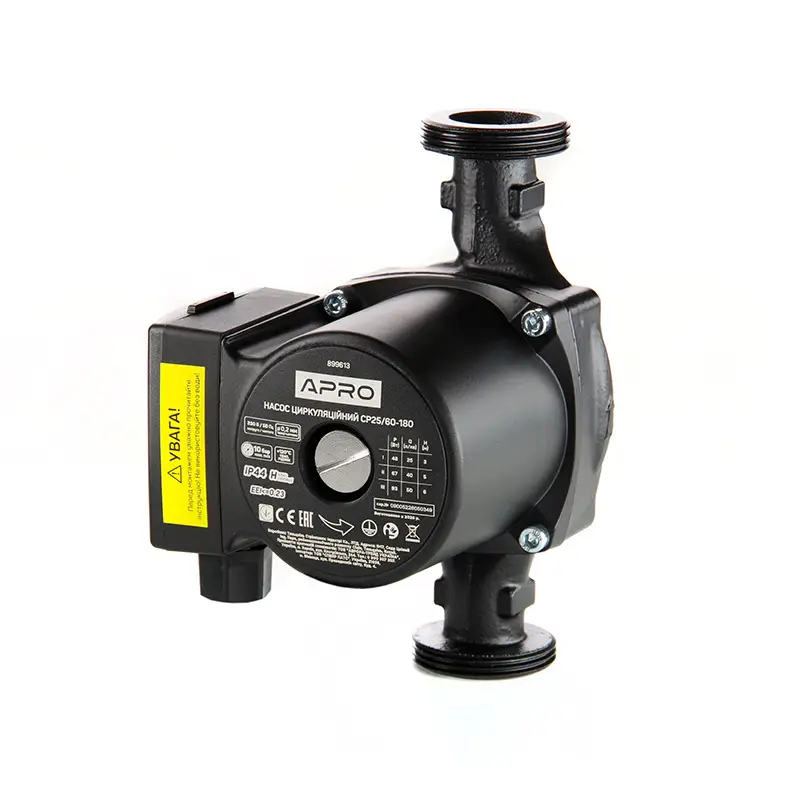 Насос циркуляционный CP25/60-180, 93Вт, 50л/мин, 180мм, Ø1 1/2'' + гайки 1'' APRO
