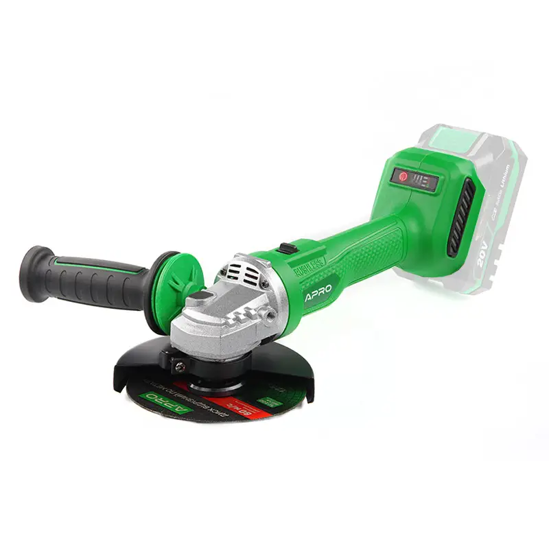 Шлифмашина аккумуляторная угловая бесщеточная MS 20AGBP 20В Ø125мм, без АКБ, без ЗУ APRO