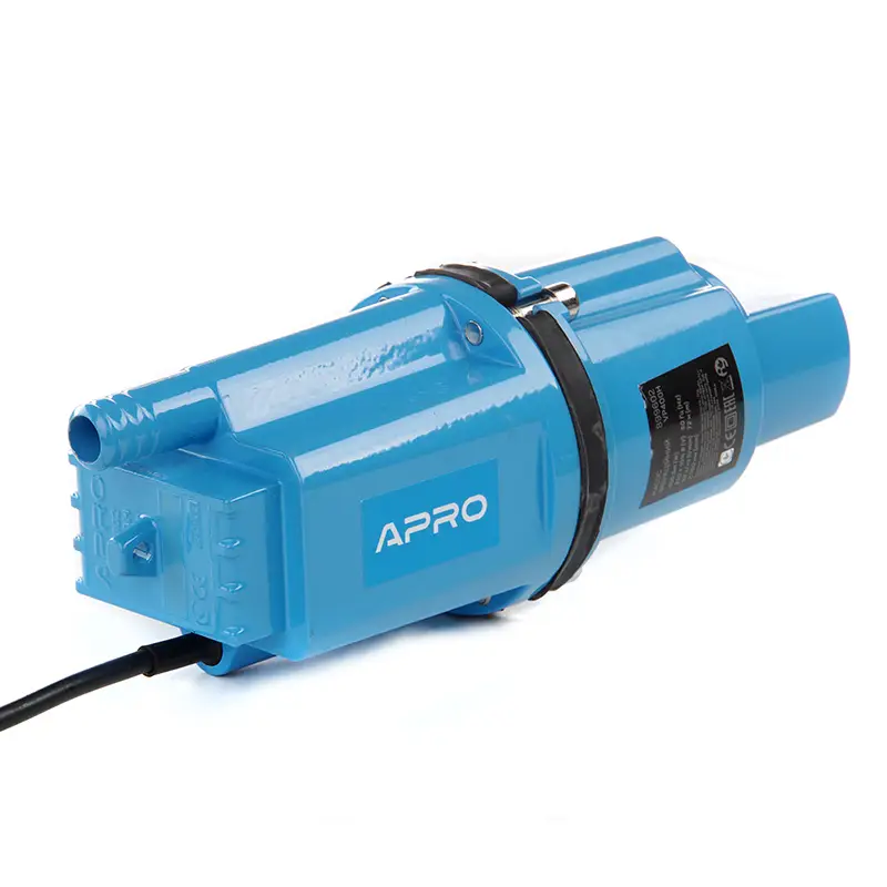 Вибрационный насос VP400Н нижн. забор, 400Вт, 22 л/мин, 2 клапана, кабель 15м APRO