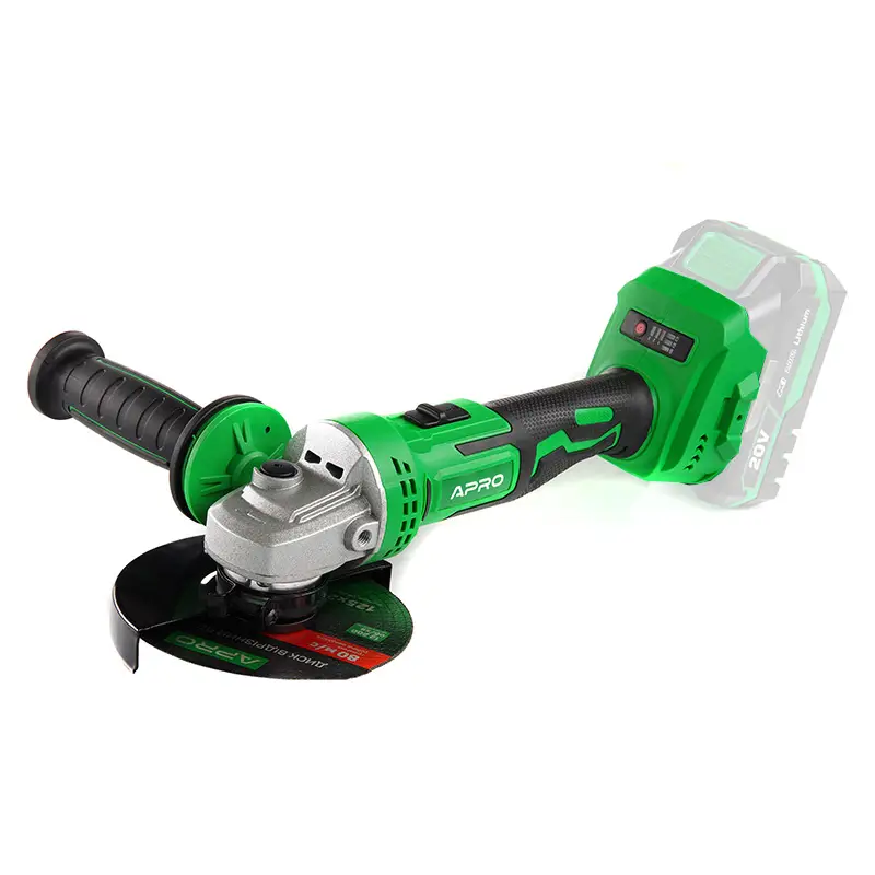 Шлифмашина аккумуляторная угловая бесщеточная MS 20AGB 20В Ø125мм, без АКБ, без ЗУ APRO