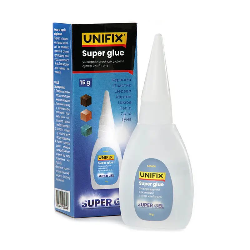 Супер клей гель 15г UNIFIX