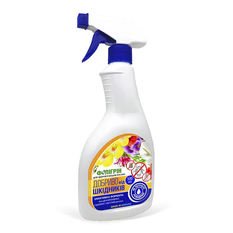 Удобрение Фолигрин спрей от вредителей 500мл