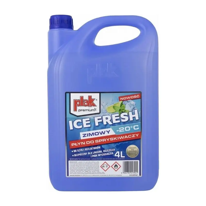 Жидкости для стеклоомывателя ICE FRESH 4л -20°C (омыватель) PLAK ATAS