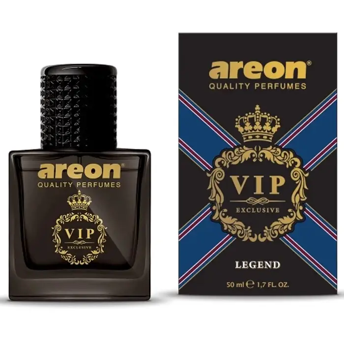 Ароматизатор VIP-спрей Легенда (Legend) стекло 50 мл Черный дизайн Areon