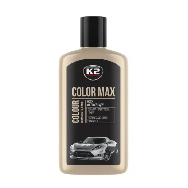 Полироль кузова восковой COLOR MAX BLACK 250мл К2