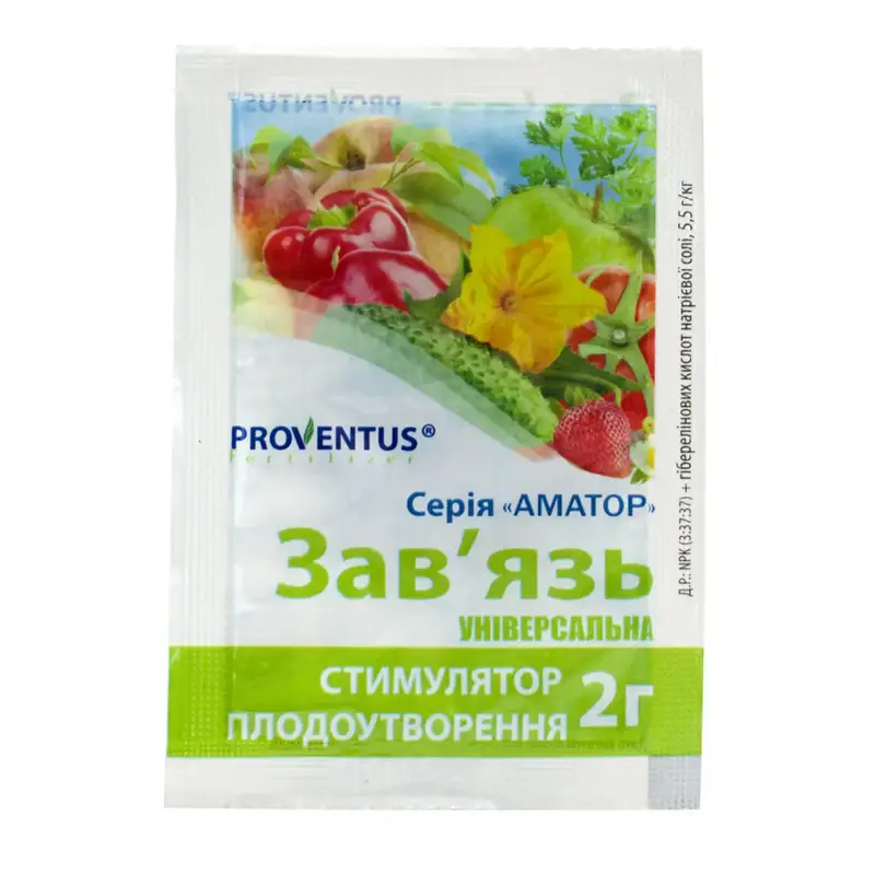Удобрение-стимулятор плодообразования Proventus Завязь 2г AgroProtection