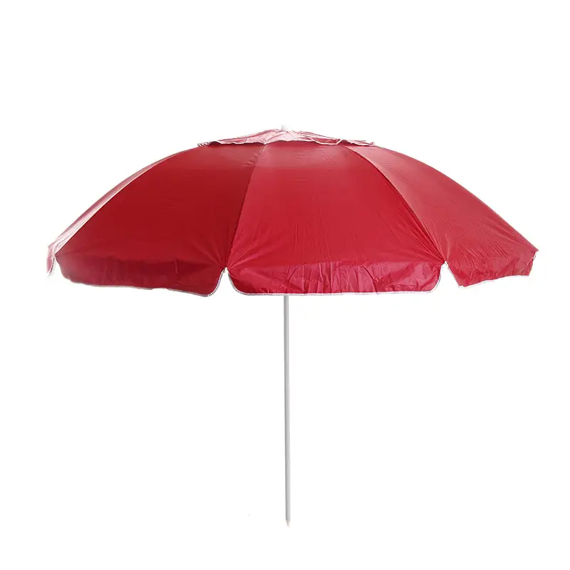 Зонт пляжный с наклоном и клапаном 2,2м (19/22) красный СИЛА