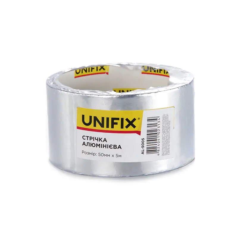 Лента клейкая алюминиевая 50мм*5м UNIFIX
