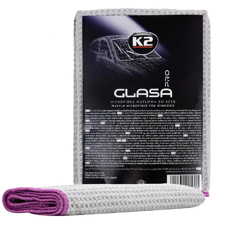 Салфетка для ухода за автомобилем GLASA PRO микрофибра 40х40см К2