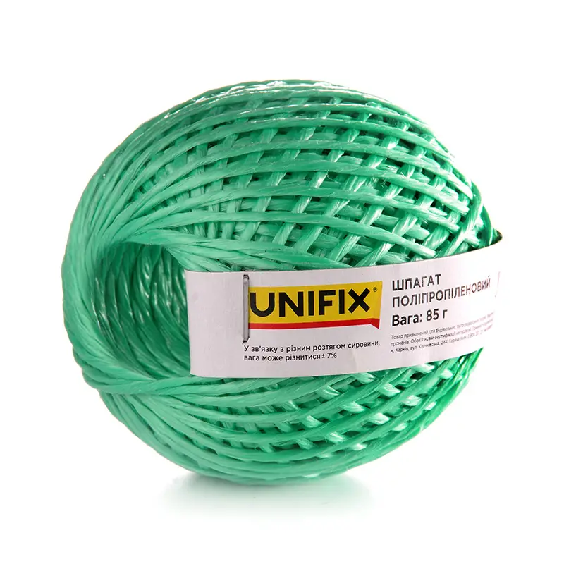 Шпагат полипропиленовый 85г клубок UNIFIX