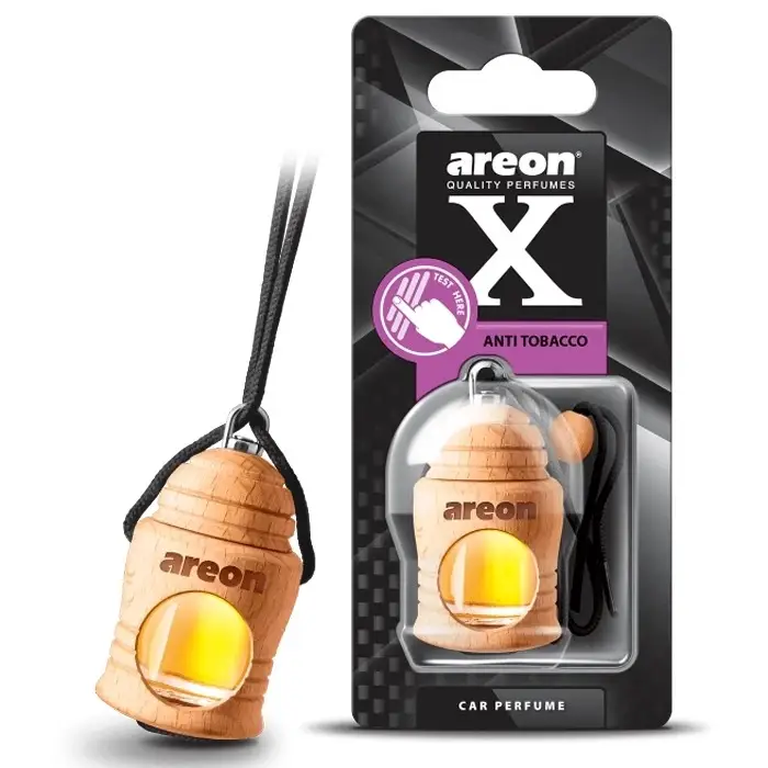 Ароматизатор Fresco X подвеска с жидкостью Антитабак (Antitobacco) Areon